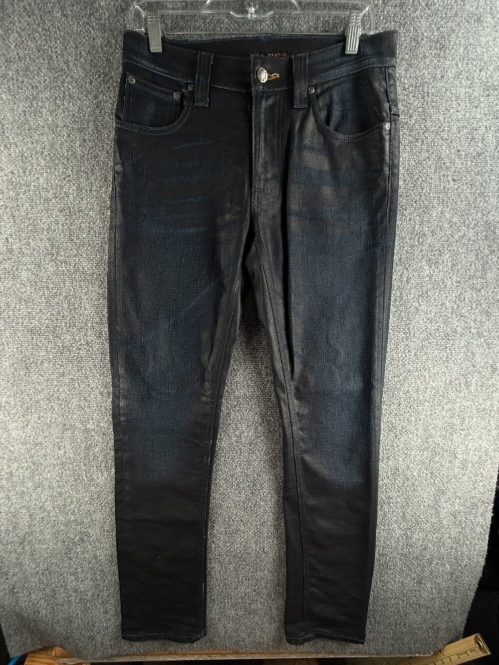 Nudie Jeans Tape Ted Dark Blue Wash Denim Slim Fit Stretch Cotton ACTL 30X31
